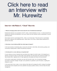 Interview with Mr. Hurewitz